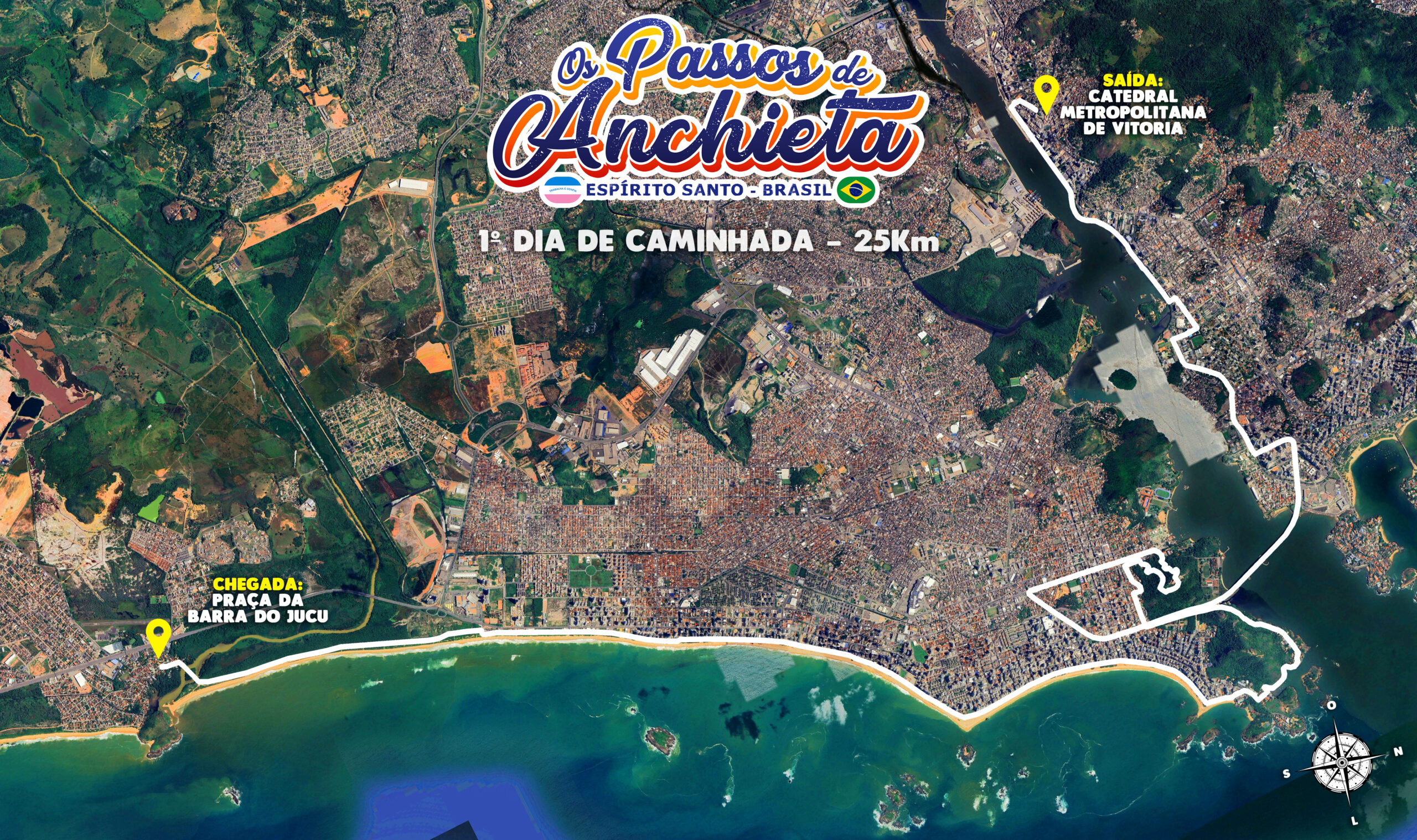 1º DIA DE CAMINHADA - OS PASSOS DE ANCHIETA 2025