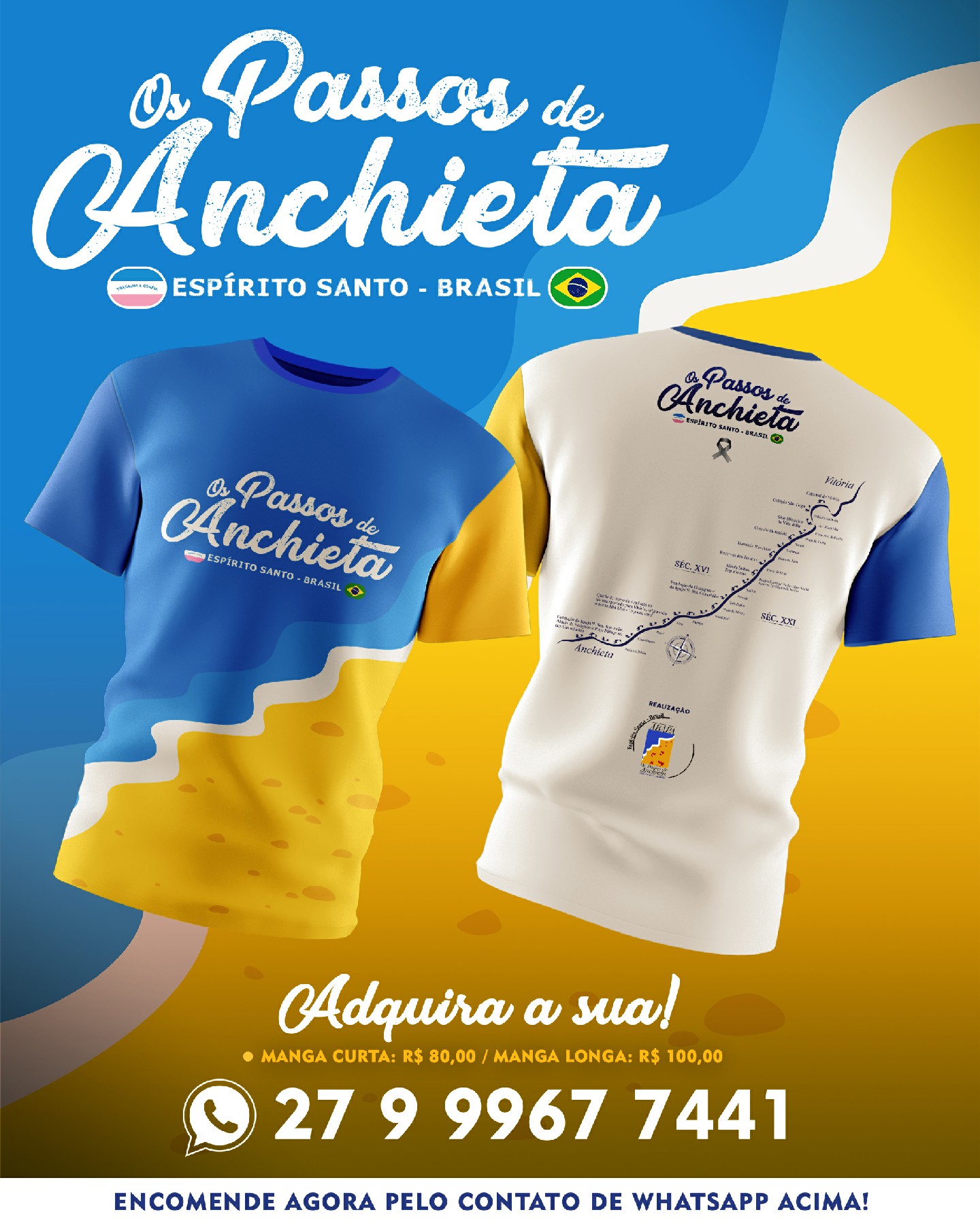 ARTE CAMISA PASSOS DE ANCHIETA 2025 - EM BREVE