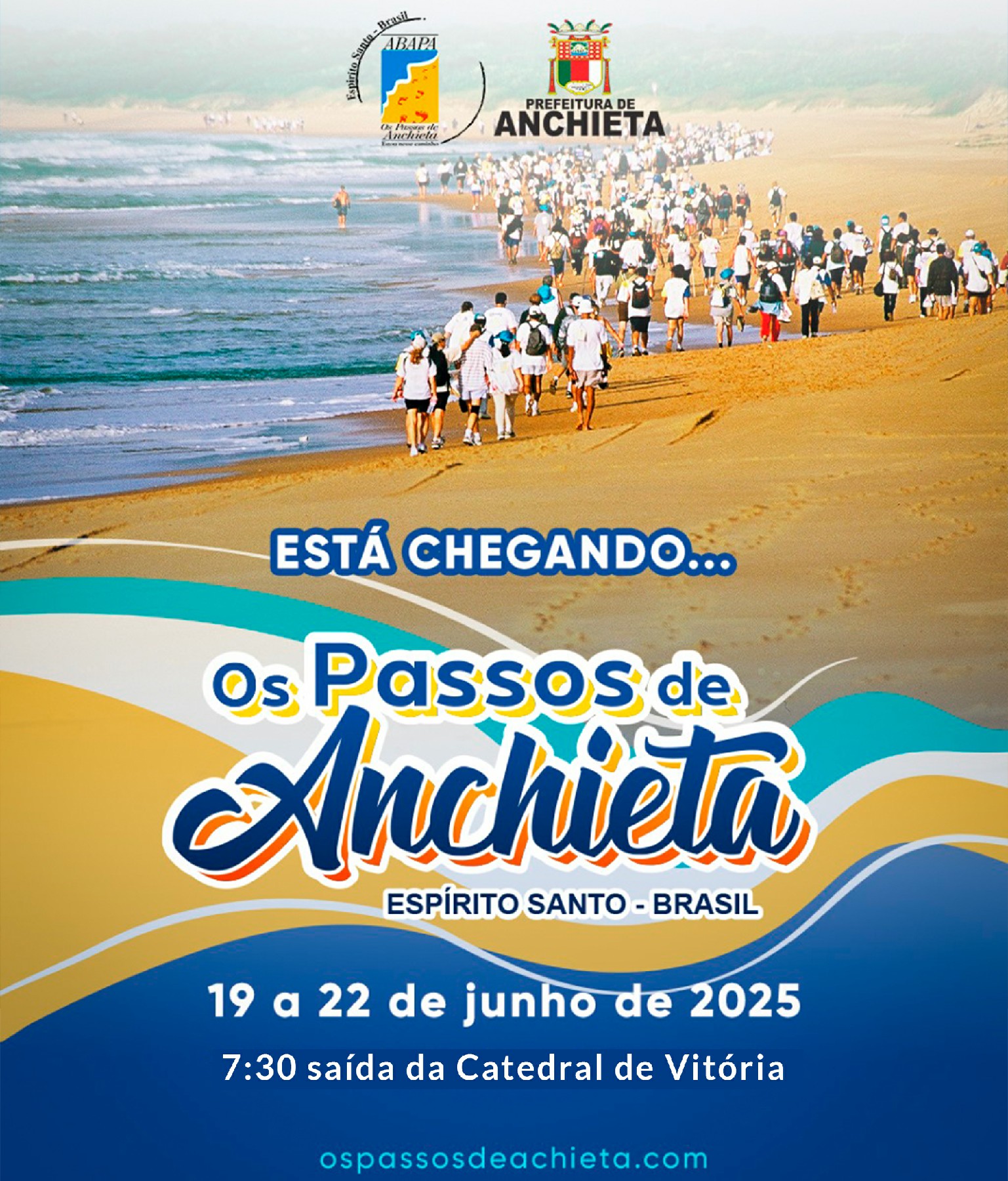 ARTE OFICIAL PASSOS DE ANCHIETA 2025 - ESPÍRITO SANTO BRASIL