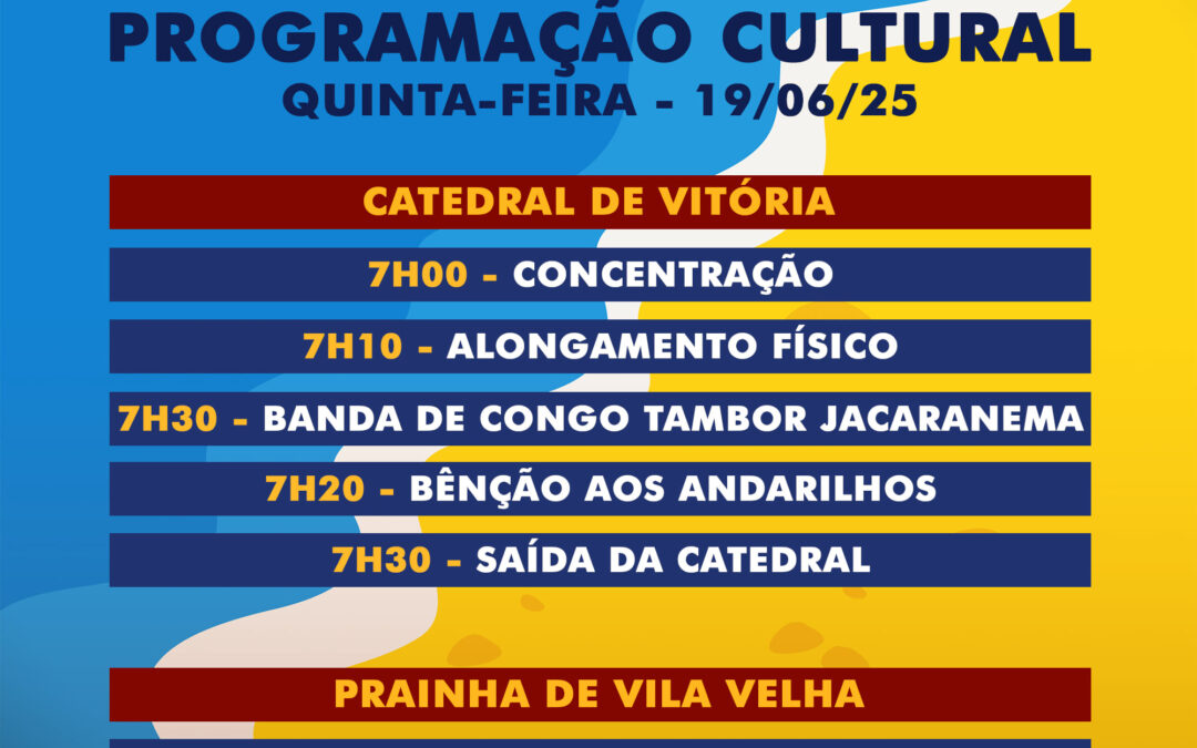 Conheça toda a programação da 26ª edição dos “Passos de Anchieta” 2025