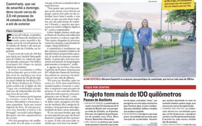 Confira as matérias de TV’s, sites, jornais, fotos e vídeos dos “Passos de Anchieta” 2025
